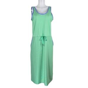 Green Columbia Omni-Wick Sleeveless Side Pockets Athletic Dress L